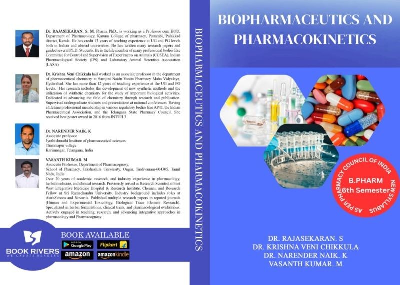 Takshashila University Faculty Publishes Book on Biopharmaceutics and Pharmacokinetics