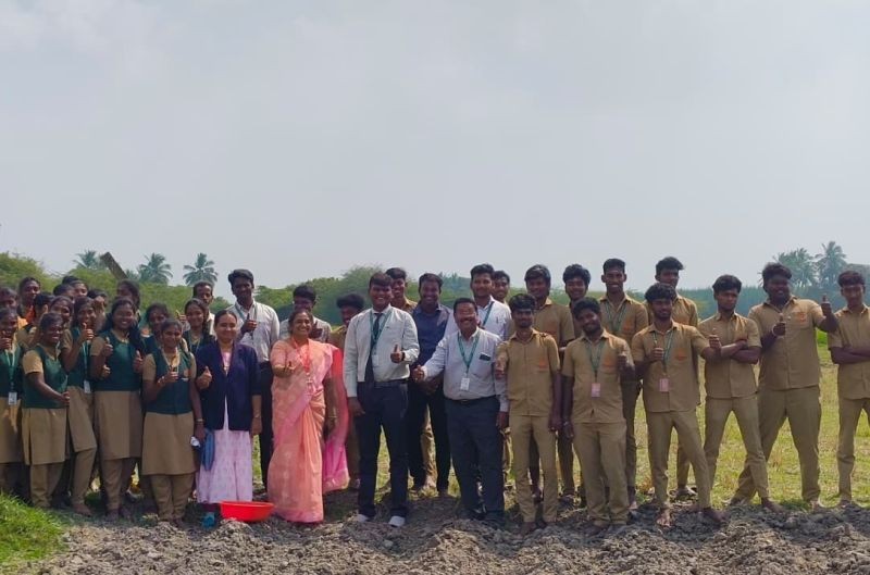 Takshashila University Students Gain Hands-on Agricultural Training Through Maize Sowing Activity