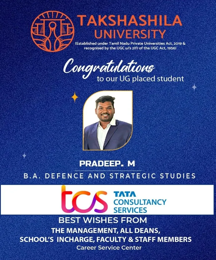 B.A. Defence Students Attain Career Milestone Through TCS Placement