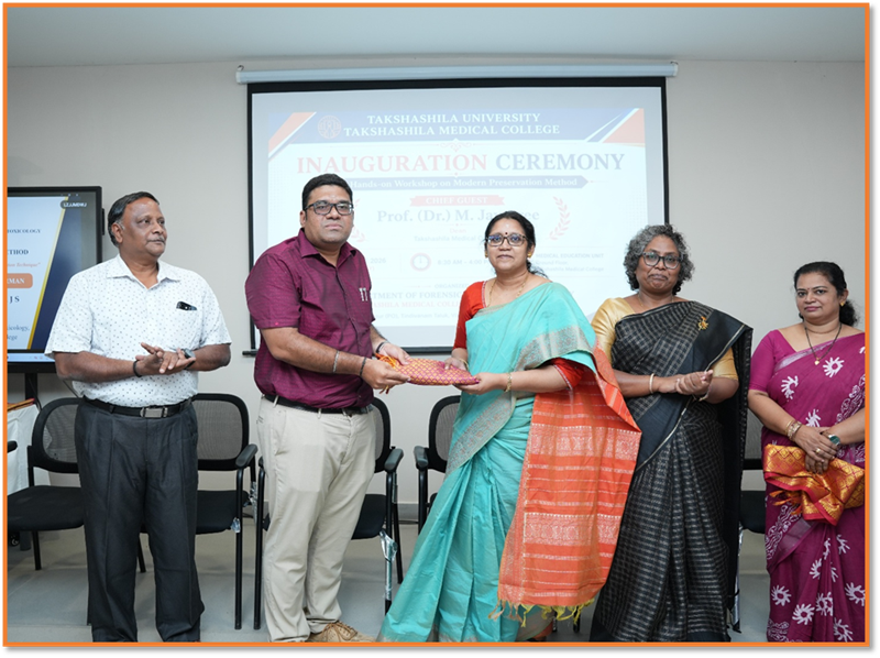 5. Takshashila Medical College Conducts Plastination Workshop :